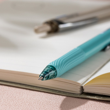 Ручка гелев. автоматическая Deli Nusign ENS666-BK