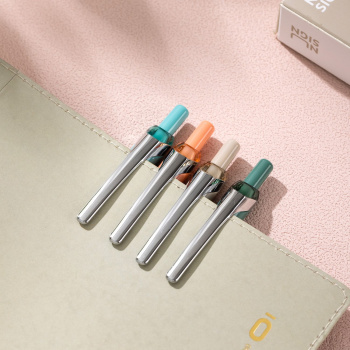 Ручка гелев. автоматическая Deli Nusign ENS666-BK