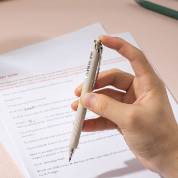 Ручка гелев. автоматическая Deli Nusign ENS666-BL