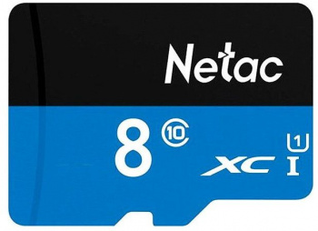 Флеш карта microSDHC 8GB Netac  NT02P500STN-008G-S