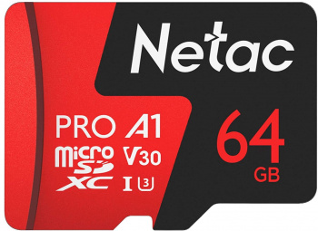 Флеш карта microSDXC 64GB Netac  NT02P500PRO-064G-R