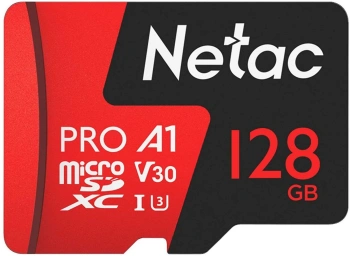 Флеш карта microSDXC 128GB Netac  NT02P500PRO-128G-R