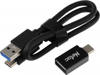 Накопитель SSD Netac USB-C 500GB NT01Z9-500G-32BK