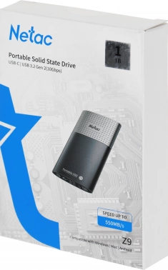 Накопитель SSD Netac USB-C 1TB NT01Z9-001T-32BK
