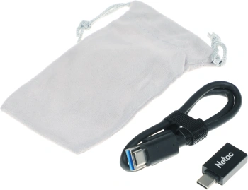 Накопитель SSD Netac USB-C 128GB NT01Z9-128G-32BK