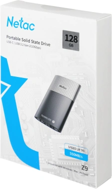 Накопитель SSD Netac USB-C 128GB NT01Z9-128G-32BK