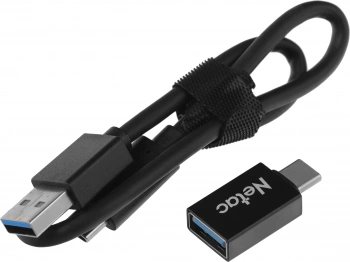 Накопитель SSD Netac USB-C 480Gb NT01Z7S-480G-32BK
