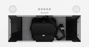 Вытяжка встраиваемая Weissgauff Arum 600 PB White Enamel