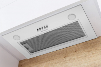 Вытяжка встраиваемая Weissgauff Arum 600 PB White Enamel