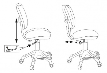 Кресло детское Бюрократ  CH-W204/F