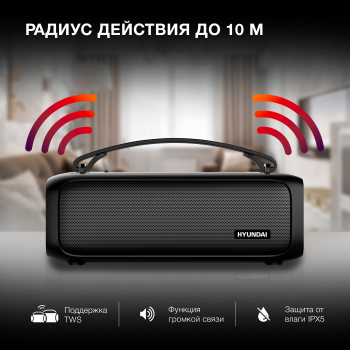 Колонка порт. Hyundai H-PS1020