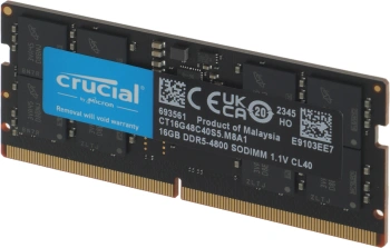 Память DDR5 16GB 4800MHz Crucial  CT16G48C40S5