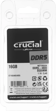 Память DDR5 16GB 4800MHz Crucial  CT16G48C40S5