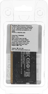 Память DDR5 16GB 4800MHz Crucial  CT16G48C40S5