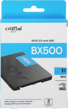 Накопитель SSD Crucial S SATA-III 1TB CT1000BX500SSD1