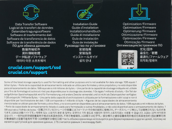 Накопитель SSD Crucial S SATA-III 500GB CT500MX500SSD1