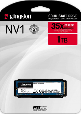 Накопитель SSD Kingston S PCIe 3.0 x4 1TB SNVS/1000G