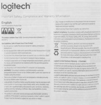 Мышь Logitech M100r