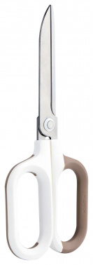 Ножницы Deli ENS056-WT Nusign офисные 145мм титановое покрытие сталь белый (упак.:1шт) блистер