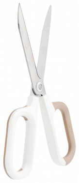 Ножницы Deli ENS056-WT Nusign офисные 145мм титановое покрытие сталь белый (упак.:1шт) блистер