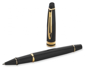 Ручка роллер Waterman Expert 3 (S0951680) Black Laque GT F черн. черн. подар.кор.