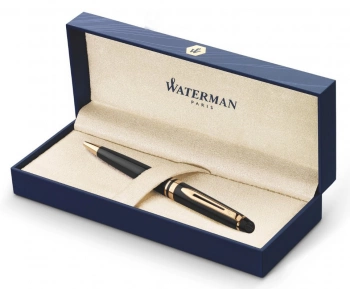 Ручка шариков. Waterman Expert 3 (S0951700) Black Laque GT M син. черн. подар.кор.
