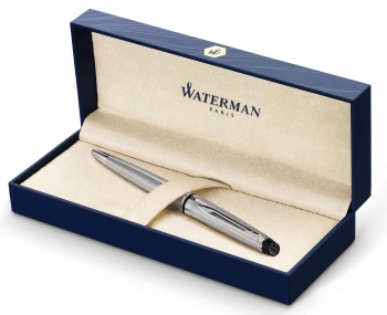 Ручка шариков. Waterman Expert 3 (S0952100) Stainless Steel CT M син. черн. подар.кор. сменный стержень 1стерж. кругл. 1цв.