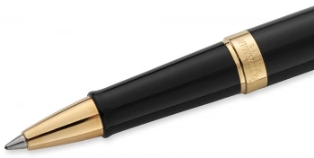Ручка роллер Waterman Hemisphere (S0920650) Mars Black GT F черн. черн. подар.кор.