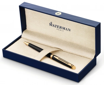 Ручка шариков. Waterman Hemisphere (S0920670) Mars Black GT M син. черн. подар.кор.
