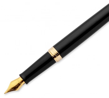 Ручка перьев. Waterman Hemisphere (S0920710) Matte Black GT F сталь нержавеющая подар.кор.