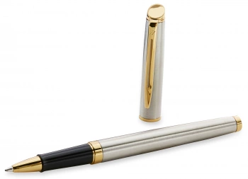 Ручка роллер Waterman Hemisphere (S0920350) Steel GT F черн. черн. подар.кор.