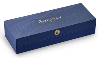 Ручка шариков. Waterman Hemisphere (S0920370) Steel GT M син. черн. подар.кор.