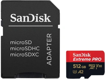 Флеш карта microSDXC 512GB Sandisk  SDSQXCD-512G-GN6MA