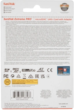Флеш карта microSDXC 512GB Sandisk  SDSQXCD-512G-GN6MA