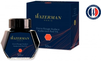 Флакон с чернилами Waterman (S0110730) Audacious Red чернила 50мл для ручек перьевых