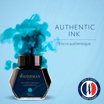 Флакон с чернилами Waterman (S0110810) Inspired Blue чернила 50мл для ручек перьевых