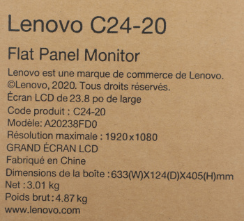 Монитор Lenovo 23.8