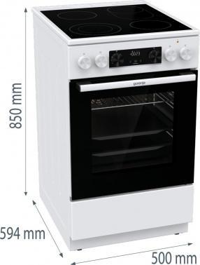 Плита Электрическая Gorenje GECS5C70WA
