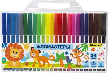 Фломастеры Silwerhof  Веселые друзья