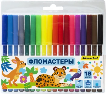 Фломастеры Silwerhof  Веселые друзья