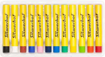 Масляная пастель Silwerhof 12цв. дл.70мм д.10мм