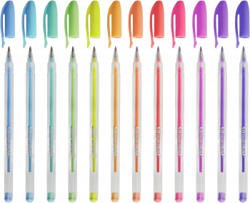 Набор ручек гелев. Silwerhof Монстрики Pastel