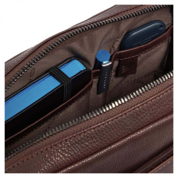 Сумка мужская Piquadro Paavo CA1816S122/TM темно-коричневая натур.кожа