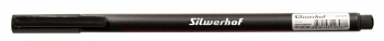 Ручка капилляр. Silwerhof черн. черн. игловидный пиш. наконечник линия 0.4мм треугол.