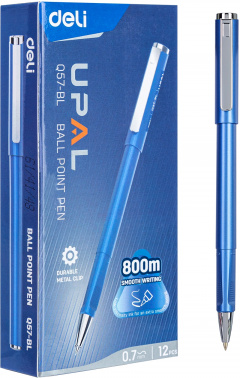 Набор ручек шариков. Deli Upal EQ57-BL-P