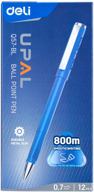 Набор ручек шариков. Deli Upal EQ57-BL-P