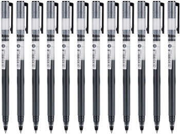 Набор ручек гелев. Deli Daily Max EG16-BK-P