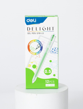 Набор ручек гелев. Deli Delight EG118-LG-P