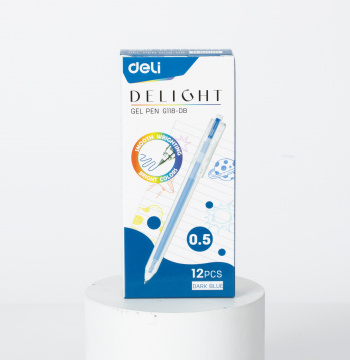 Набор ручек гелев. Deli Delight EG118-DB-P