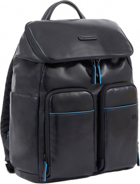 Рюкзак Piquadro Blue Square Revamp CA6104B2V/N черный кожа